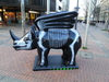 Dortmunder Nashorn, DO Rhino, Airbrush Lackierung, smart art, Uhlenbrock, Radiologie