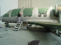 Flugzeuglackierung, Sonderlackierung, Airbrushdesign, Airbrush, Airbrushlackierung, Designlackierung, Werbelackierung, Flugzeug, Privat Jet, Privatjet, Paintshop, Livery, RUAG, Nieten, Nietenlook, Nietenlackierung, Custom Painting, Airbrusher Martin Dippe