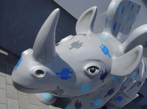 Do Rhino, Dortmunder Nashorn, Airbrush, Malerei, Lusebrink, smart art, 