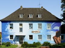 Wandmalerei, Wandbemalung, Wandgemälde, Wandbild, Freienhaus, Bemalung, Lanschaftsmalerei, Landschaftsbilder, Wandmaler, Lüftlmalerei, Garage, Malerei, Garagenwand, Bilder, Gestaltung,  Airbrush, smart art, Airbrusher Martin Dippel, Dortmund