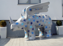 Do Rhino, Dortmunder Nashorn, Airbrush, Malerei, Lusebrink, smart art, 