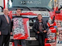 Graffitikunst, MAN, Tattoo Trucks, Airbrush, Peter Maffay, smart art, Airbrush Lackierung